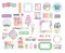 Echo Park Cardstock Ephemera 34/Pkg Icons, Make A Wish Birthday Girl
